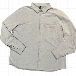 Lululemon commission career preppy men 3x long sleeve shirt